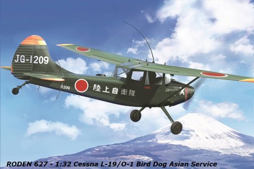 Go to product RODEN 627 - 1:32 Cessna L-19/O-1 Bird Dog Asian Service