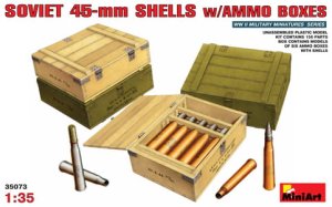 MINIART 35073 - 1:35 Soviet 45-mm Shells w/ Ammo Boxes