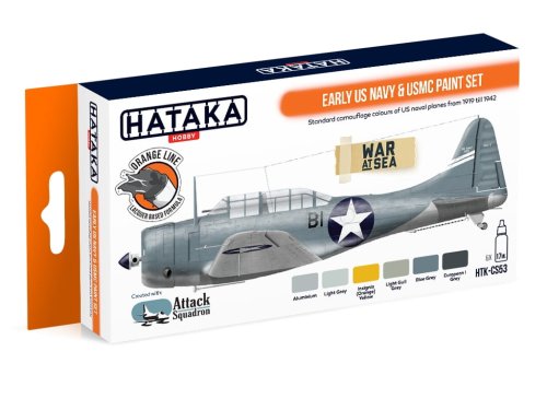 Go to product HATAKA CS53 - Early US Navy & USMC paint set