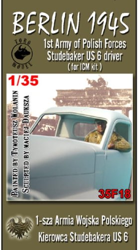 Go to product TORO MODEL 35F18 - 1:35 Berlin 1945 - 1st Army of Polish Forces - Studebaker US 6 driver ( for ICM kit )