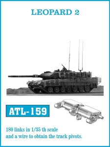 Friulmodel ATL-159 - 1:35 Leopard 2 metal tracks
