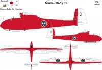 Go to product FLY 48020 - 1:48 Grunau Baby IIb Sweden