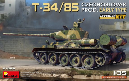 Go to product MINIART 37069 - 1:35 T-34/85 Czechoslovak Prod. early type w/ interior