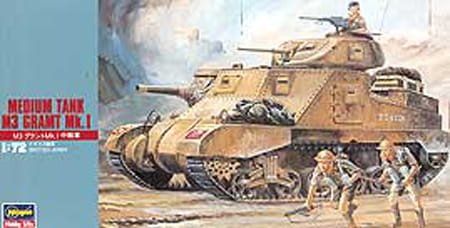 Go to product HASEGAWA MT05 - 1:72 Medium Tank M3 Grant Mk.I