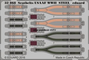 EDUARD 32868 - 1:32 Seatbelts USAAF WWII Steel