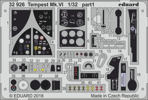 Go to product EDUARD 32926 - 1:32 Tempest Mk.VI