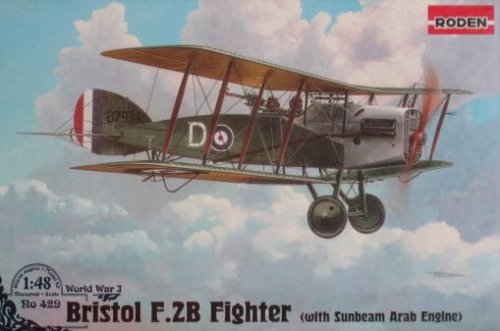 Go to product RODEN 429 - 1:48 Bristol Fighter F.2B w/Sundbeam Arab