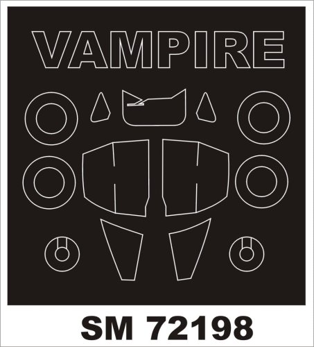 Go to product MONTEX SM72198 - 1:72 Vampire T11