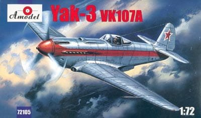 Go to product AMODEL 72105 - 1:72 Yakovlev Yak-3 VK107A