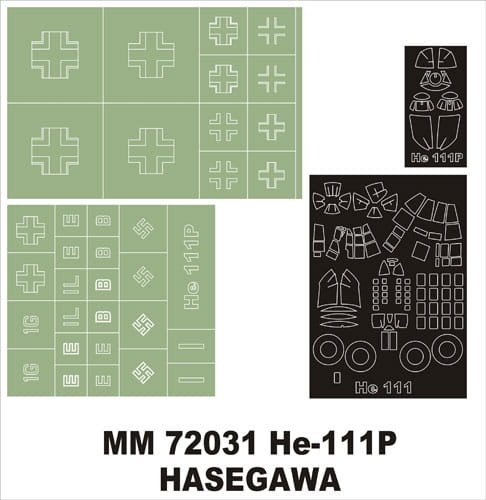 Go to product MONTEX MM72031 - 1:72 He-111 P