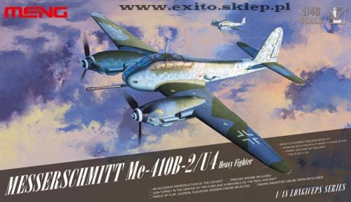 Go to product MENG MODEL LS001 - 1:48 Messerschmitt Me-410 B-2/U4 Heavy Fighter