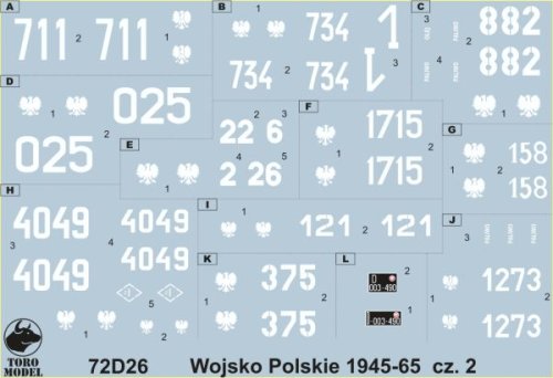 Go to product TORO MODEL 72D26 - 1:72 Polish Shermans in Italy 2nd Polish Corps, 1945 vol.2