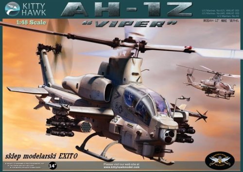 Go to product KITTY HAWK 80125 - 1:48 AH-1Z Viper
