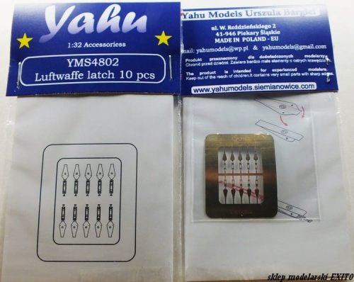 Go to product YAHU YMS4802 - 1:48 Luftwaffe latch 10 pcs