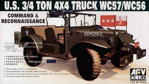 Go to product AFV CLUB 35S16 - 1:35 WC57 Command Car