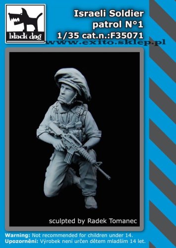 Go to product BLACK DOG F35071 - 1:35 Israeli Soldier patrol Nr.1