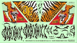 MODELMAKER D48090 - 1:48 Spain F/A-18 30 Years of Ala NATO Tiger Meet