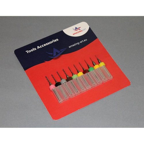 Go to product AMAZING ART - Set of drill bits 10pcs. (sizes 0.3-1.2mm)