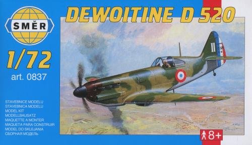 Go to product SMER 0837 - 1:72 Dewoitine D-520