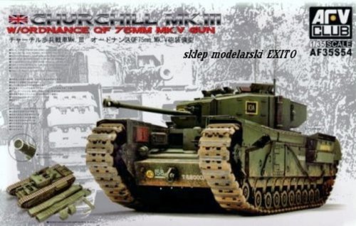 Go to product AFV CLUB 35S54 - 1:35 Churchill Mk.III w/ Ordnance QF 75mm Mk.V Gun