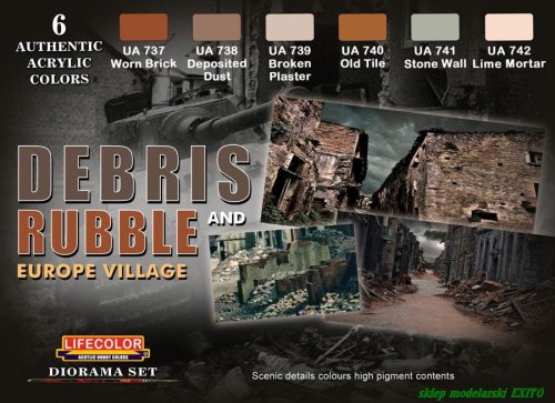 Go to product LIFECOLOR CS 31 - Debris & Rubble - European Village