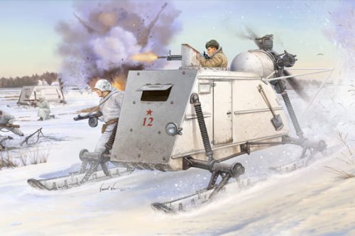 Go to product TRUMPETER 02321 - 1:35 Soviet NKL-26 Armoured Aerosan