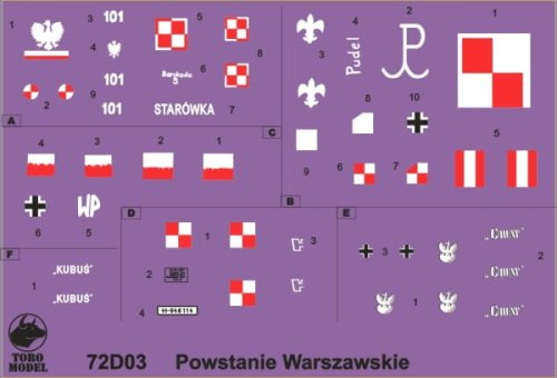 Go to product TORO MODEL 72D03 - 1:72 Warsaw's Uprising 1944 Insurgent armoured vehicles