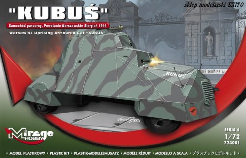 Go to product MIRAGE 724001 - 1:72 Kubuś - Warsaw Uprising 44 Armoured Car