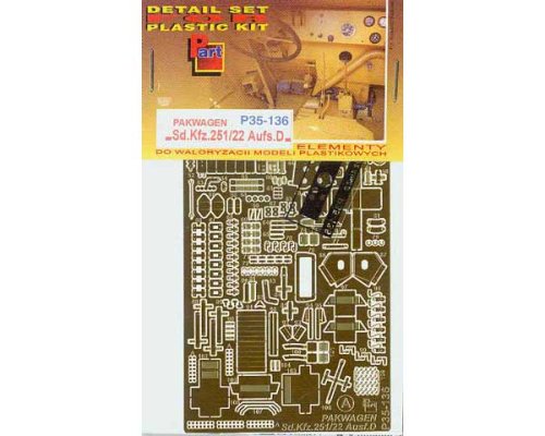 Go to product PART P35136 - 1:35 Sd.Kfz.251/22 Ausf.D Pakwagen
