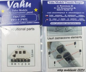 YAHU YMA7280 - 1:72 RWD-8 ( PWS ) - Instrument Panel