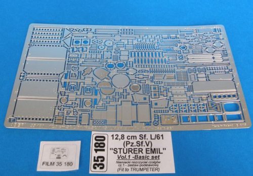 Go to product ABER 35180 - 1:35 12,8cm Sf.L/61 (Pz.Sf.V) Sturer Emil, vol.1 Basic set