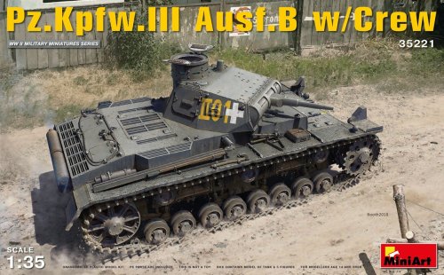 Go to product MINIART 35221 - 1:35 Pz.Kpfw.III Ausf.B w/Crew
