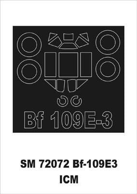 Go to product MONTEX SM72072 - 1:72 Messerschmitt Bf-109 E3
