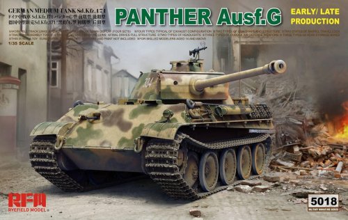 Go to product RYE FIELD MODEL 5018 - 1:35 Panther Ausf.G Early/ Late
