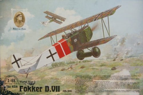 Go to product RODEN 424 - 1:48 Fokker D.VII Alb late