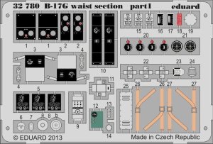 EDUARD 32780 - 1:32 B-17G waist section