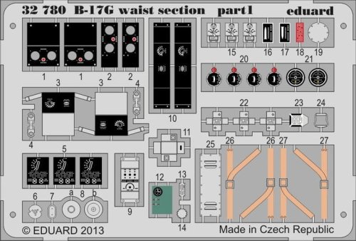 Go to product EDUARD 32780 - 1:32 B-17G waist section