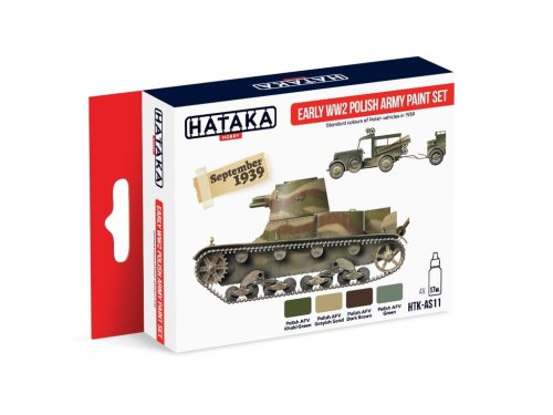 Go to product HATAKA AS11 - Early WW2 Polish Army paint set