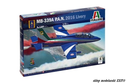 Go to product ITALERI 1380 - 1:72 MB-339A P.A.N. 2016 Livery