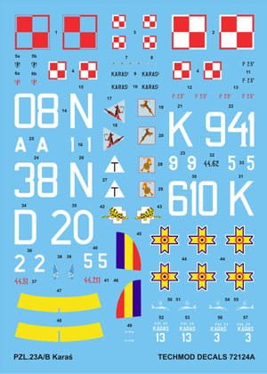 Go to product TECHMOD 72124 - 1:72 PZL.23 A/B Karaś