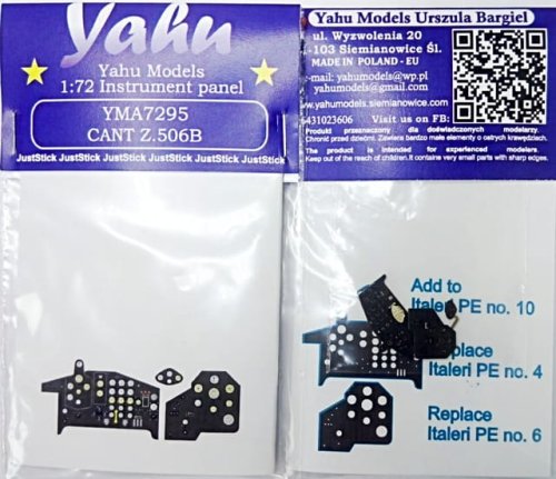 Go to product YAHU YMA7295 - 1:72 CANT Z.506B Airone - Instrument Panel