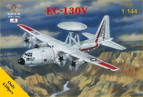 Go to product SOVA 14002 - 1:144 Lockheed EC-130V Hercules AWACS