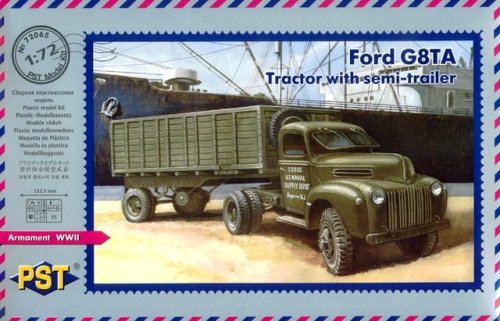 Go to product PST 72065 - 1:72 Ford G8TA Tractor with semi-trailer