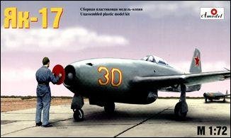 Go to product AMODEL 7224 - 1:72 Yakovlev Yak-17