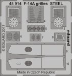 EDUARD 48914 - 1:48 F-14A grilles - Steel