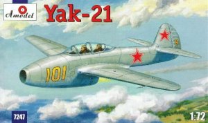 AMODEL 7247 - 1:72 Yakovlev Yak-21