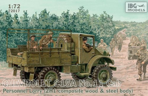 Go to product IBG 72017 - 1:72 Chevrolet C.15A No.11 Cab Personnel Lorry