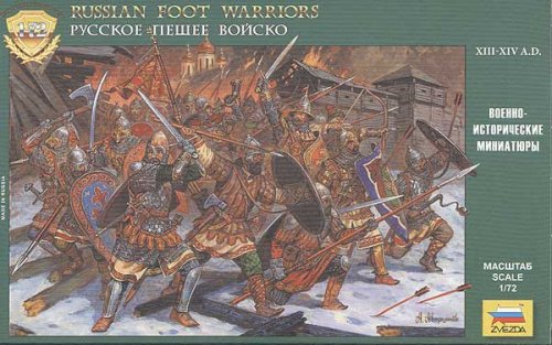 Go to product ZVEZDA 8062 - 1:72 Russian Foot Warriors 13th-14th century
