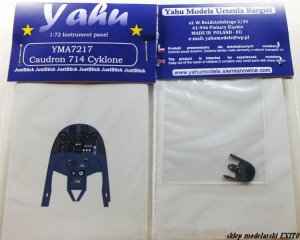 YAHU YMA7217 - 1:72 Caudron C.714 Cyclone - Instrument Panel