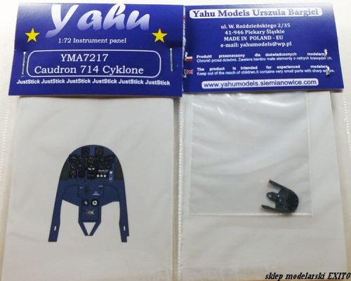 Go to product YAHU YMA7217 - 1:72 Caudron C.714 Cyclone - Instrument Panel